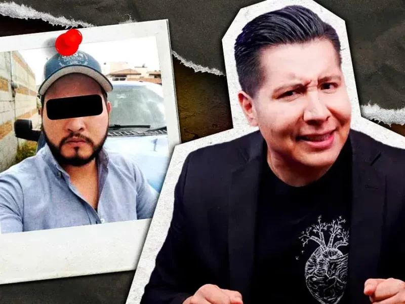 Mr. Doctor encabeza protesta en Puebla; exige captura del estafador Yoltic Mikhail 