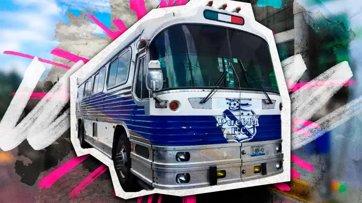 Ponen en venta al “Camotito”, autobús emblemático del Club Puebla