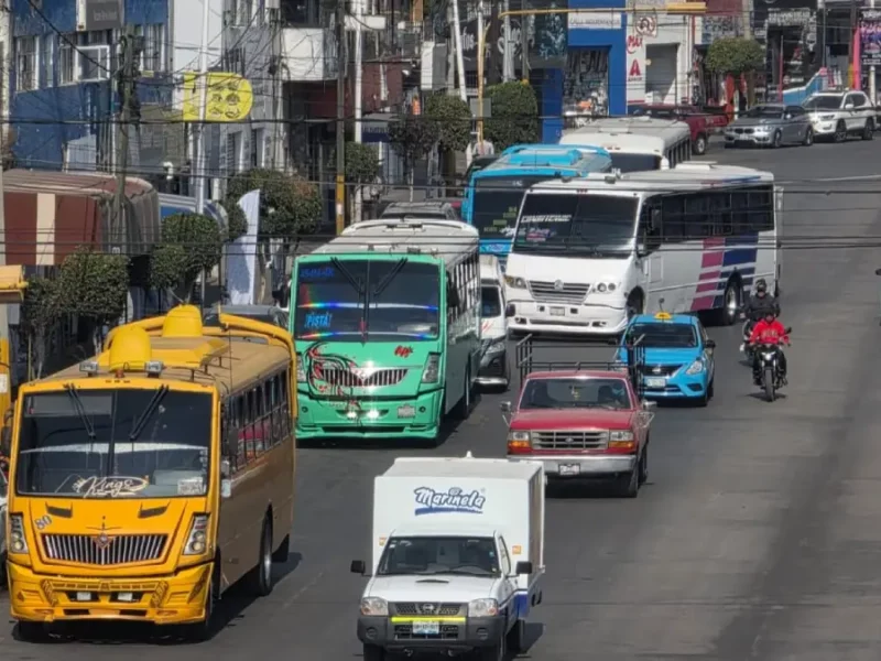 Entra en vigor regulación del transporte público en Texmelucan
