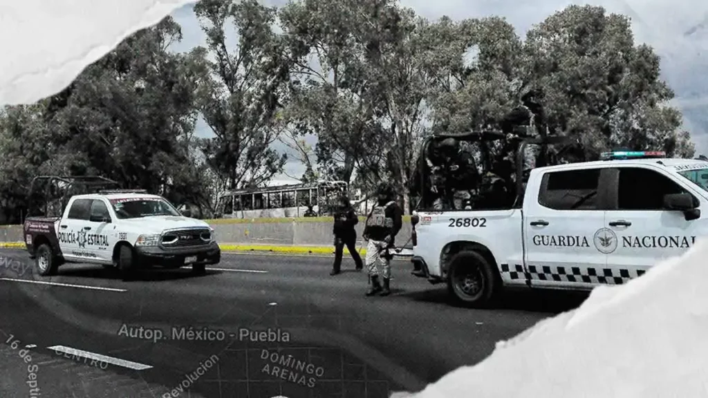 Balean a cinco hombres tras detenerse a orinar en la autopista México-Puebla; uno murió hospitalizado