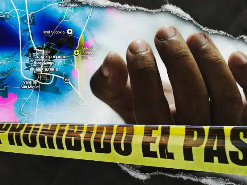 Encuentran cadáver de un hombre en Huejotzingo; presentaba heridas punzo cortantes