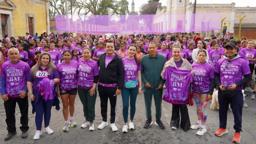 Cientos de texmeluquenses participaron en la Carrera Mujeres al Centro 8M