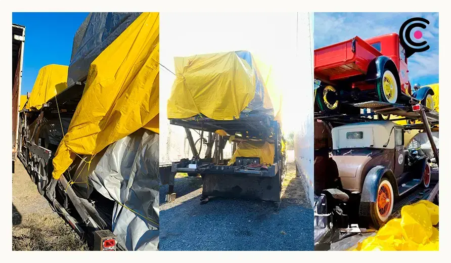 Roban nodriza con autos clásicos en la autopista Puebla-Orizaba, la encuentran en Tecamachalco; chófer está ileso