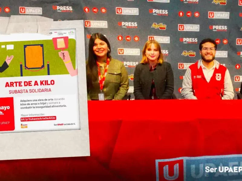 Upaep organiza subasta “Arte de a Kilo 2026”; busca recaudar casi media tonelada de ayuda