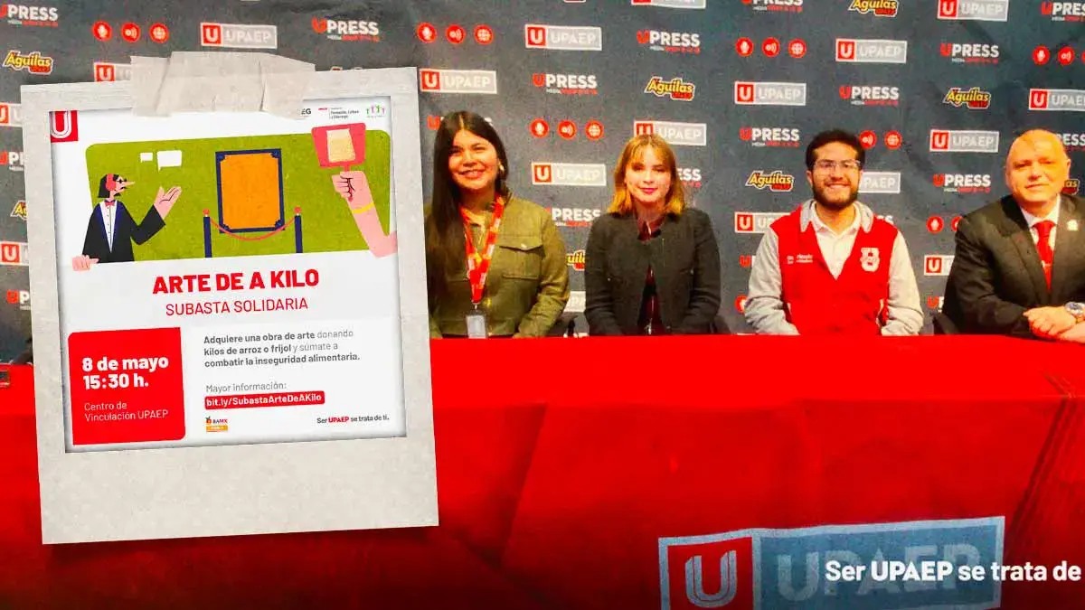 Upaep organiza subasta “Arte de a Kilo 2026”; busca recaudar casi media tonelada de ayuda