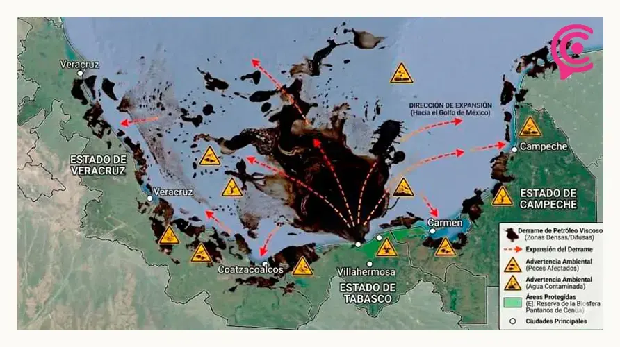Greenpeace desmiente a Rocío Nahle; hay fauna muerta y ecocidio tras derrame de petróleo en Veracruz