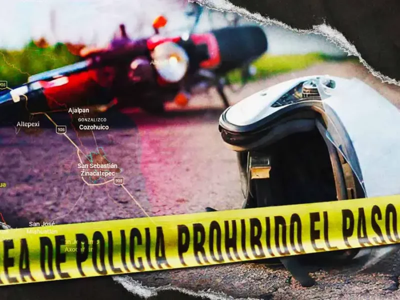 Campesinos encuentran a motociclista asesinado a balazos en Zinacantepec, Puebla
