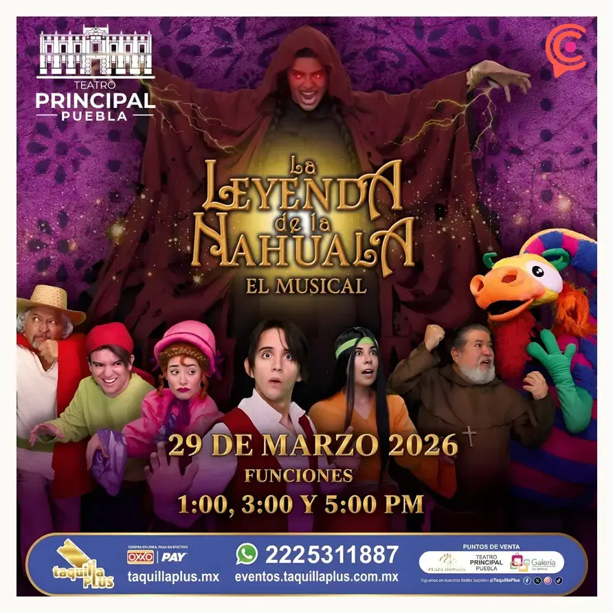La Leyenda de la Nahuala llega en formato musical al Teatro Principal de Puebla 