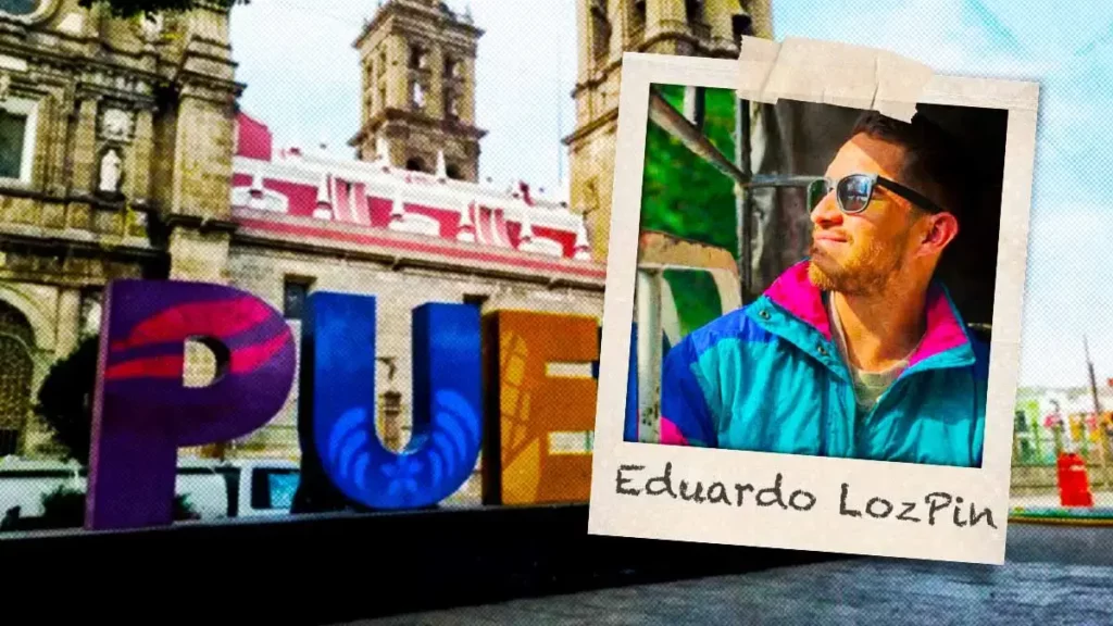 Eduardo LozPin sorprende en Puebla con dinámica “La Chamarra de la Suerte”; ayudó a un comerciante 
