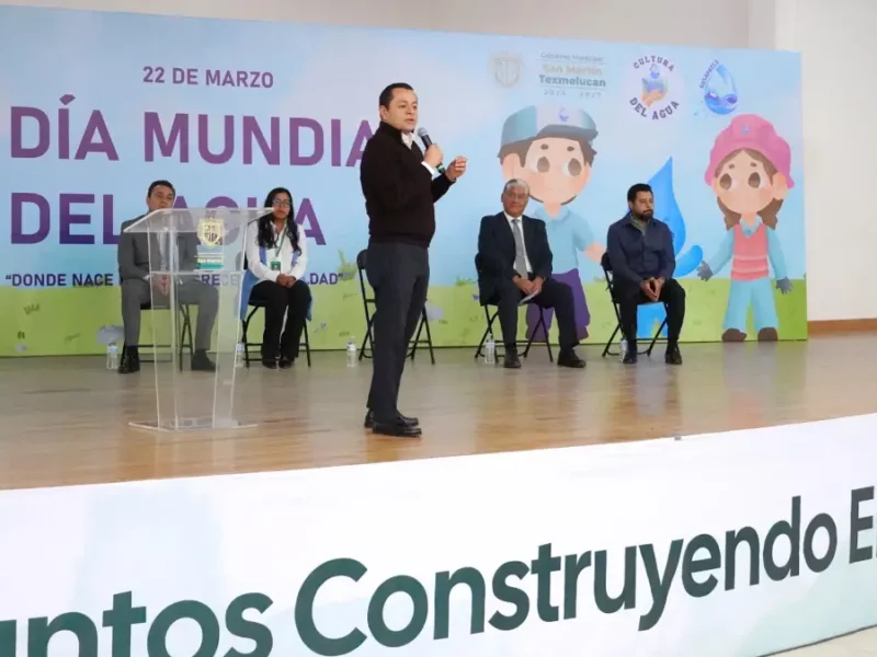 Conmemoran gobierno de Juan Manuel Alonso y Sosapatex Día Internacional del Agua