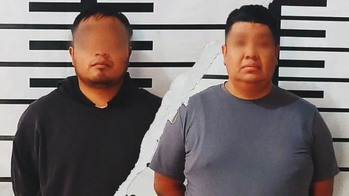 Aseguró policía de Texmelucan a dos sujetos por presunto consumo y posesión de drogas