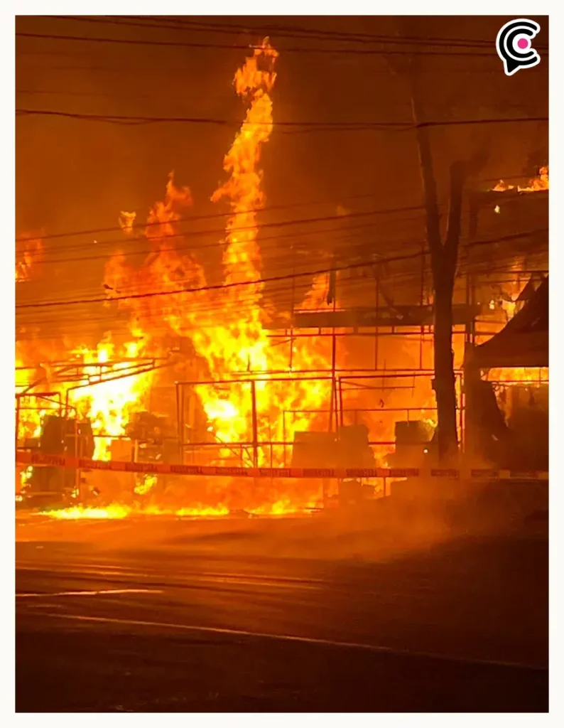 Pérdidas de hasta un millón de pesos dejó el incendio en Central de Abasto Puebla