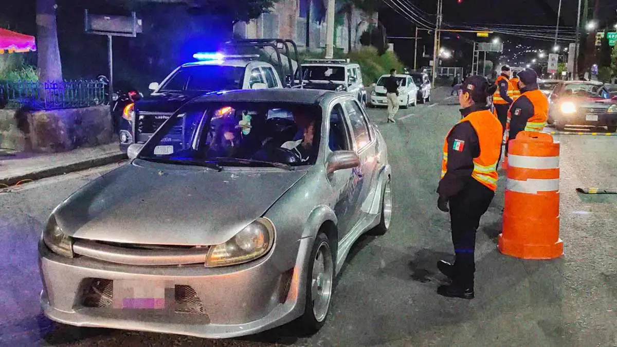 SSC Puebla sanciona a 60 conductores tras operativos de alcoholímetro; 91% de revisados dan positivo