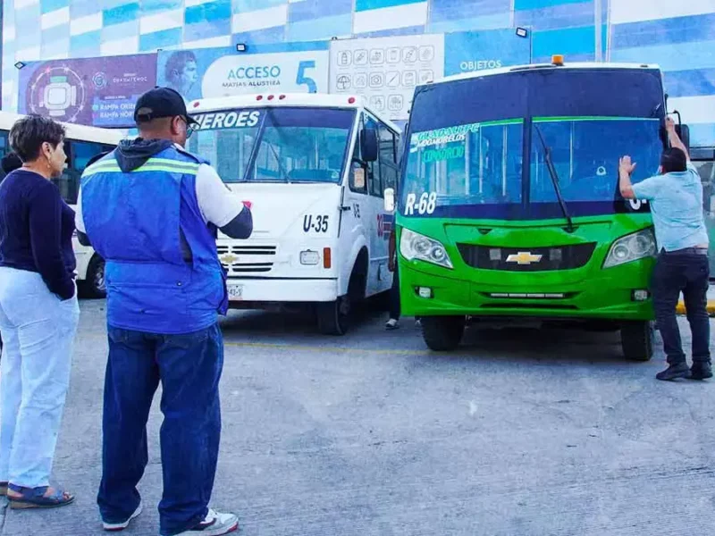 Concluye Revista Vehicular en Puebla; SMT inicia entrega de hologramas al transporte público