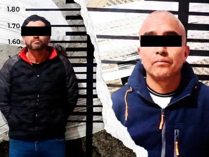 En operativo interinstitucional, policía de Texmelucan asegura a dos sujetos con orden de aprehensión