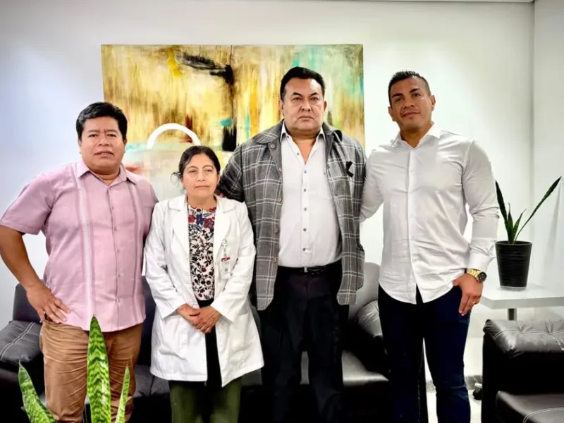 Mateo Hernández fortalece coordinación con el Hospital General de Tecamachalco