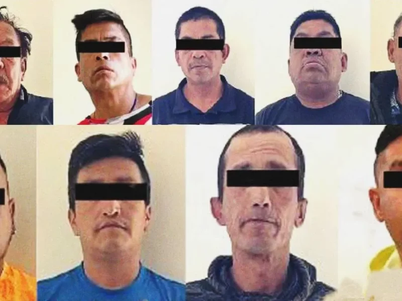 Imputan robo y narcomenudeo a “El Jorobado” y 8 miembros de Fuerza 2000 detenidos en Puebla