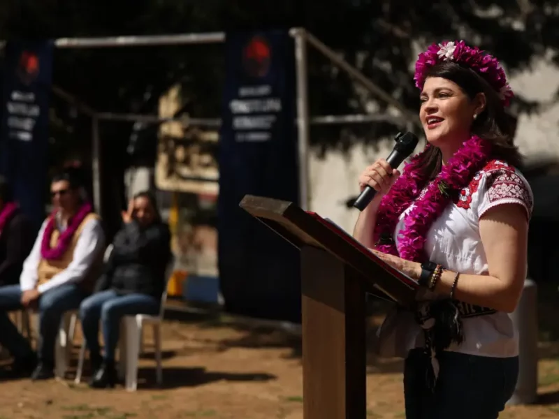 Bachillerato de San Miguel Tenango tendrá más seguridad y bienestar con nueva barda perimetral