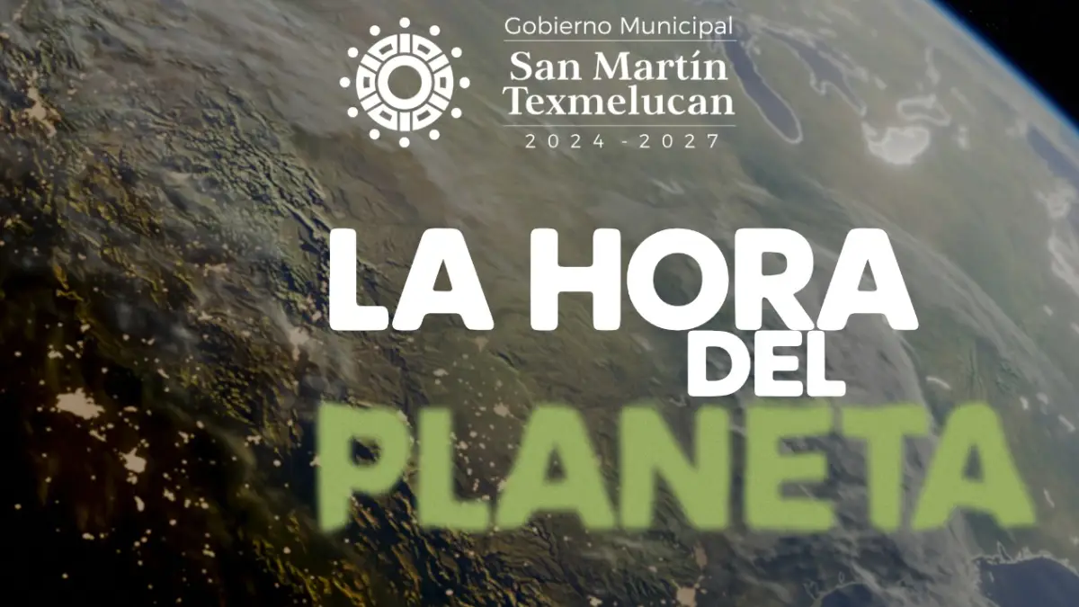 Texmelucan se suma a “La Hora del Planeta” 2026