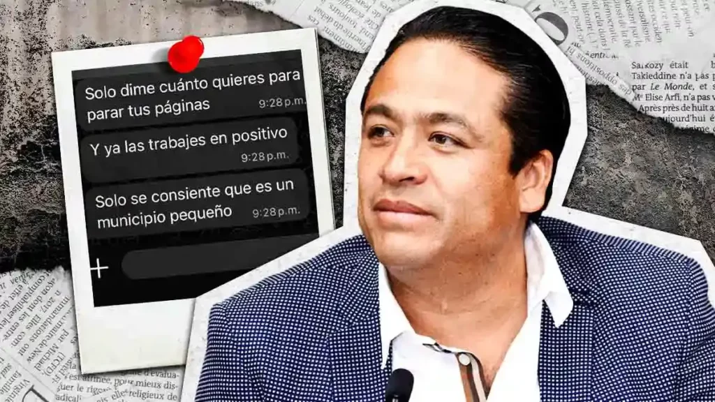 Juan Rivera “El Diablo”, alcalde de Chignahuapan, señalado por intentar sobornar a medio digital regional