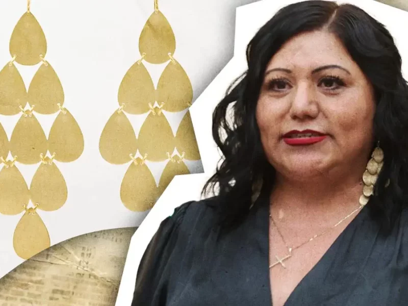 Exhiben a diputada de Morena en Puebla con aretes de más de 50 mil pesos