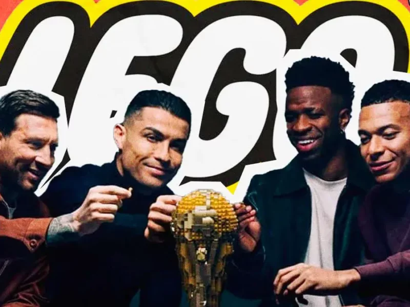 LEGO lanza sets de Messi, Cristiano Ronaldo, Mbappé y Vinícius Jr por el Mundial 2026