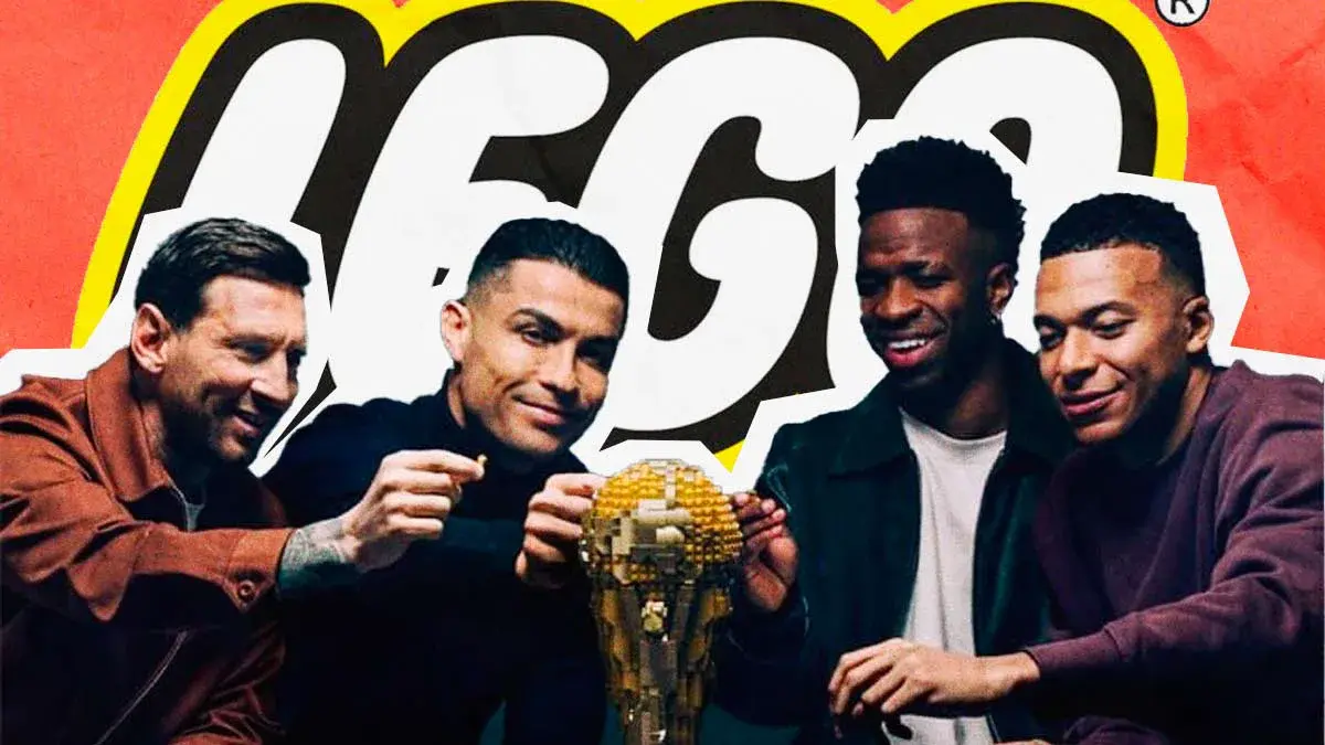 LEGO lanza sets de Messi, Cristiano Ronaldo, Mbappé y Vinícius Jr por el Mundial 2026