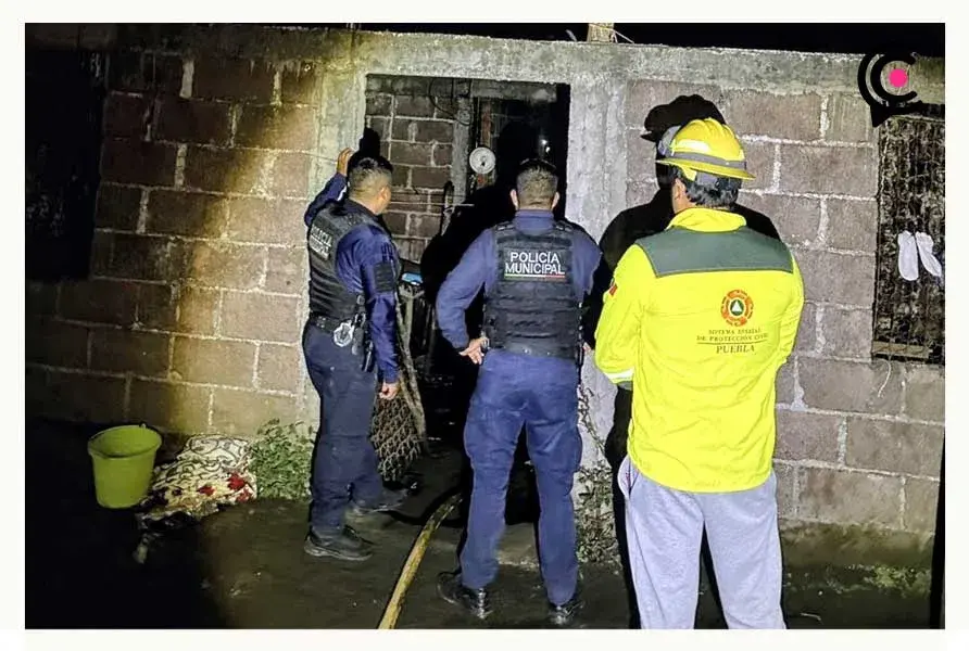 Incendio deja dos menores muertos y tres heridos en Huauchinango, Puebla; un bebé entre las víctimas