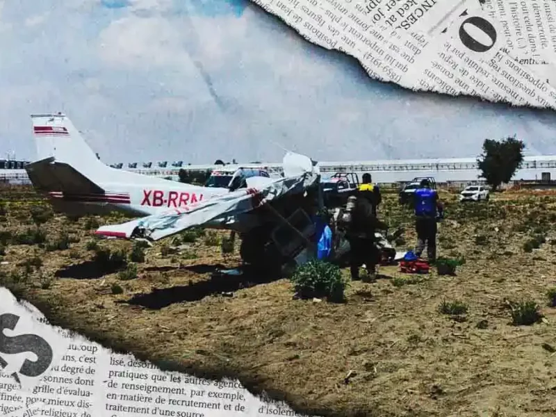 Avioneta se desploma en Huejotzingo, Puebla; accidente deja tres muertos