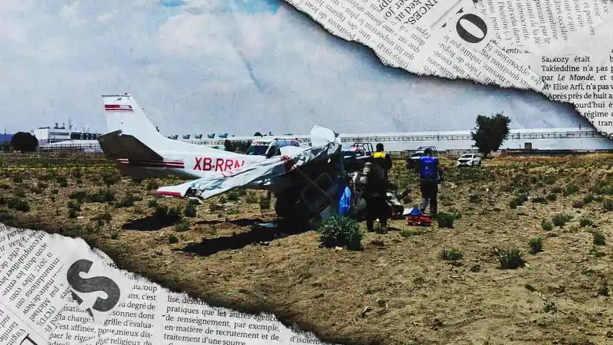 Avioneta se desploma en Huejotzingo, Puebla; accidente deja tres muertos