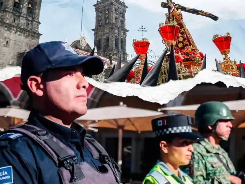 SSC Puebla despliega más de 500 elementos para celebración del Viernes Santo 2026