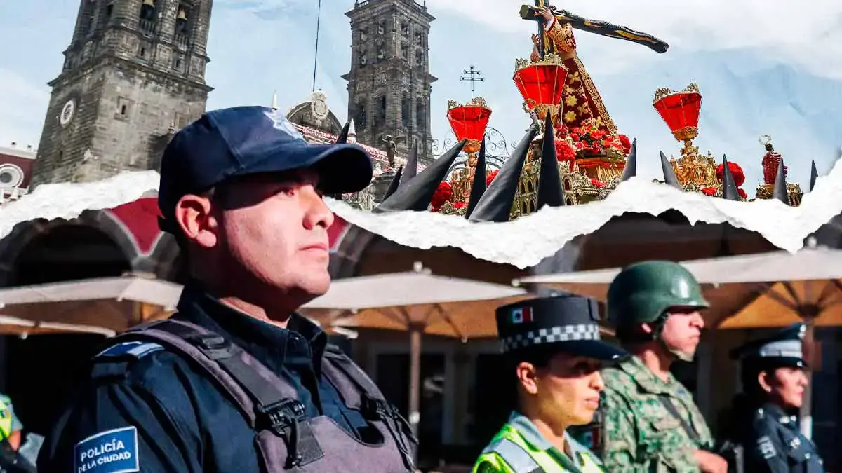 SSC Puebla despliega más de 500 elementos para celebración del Viernes Santo 2026