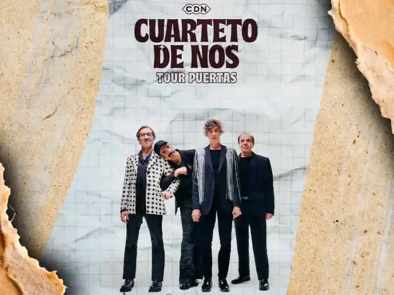 Cuarteto de Nos anuncia concierto en Puebla este 2026; fecha, sede y precios de boletos  