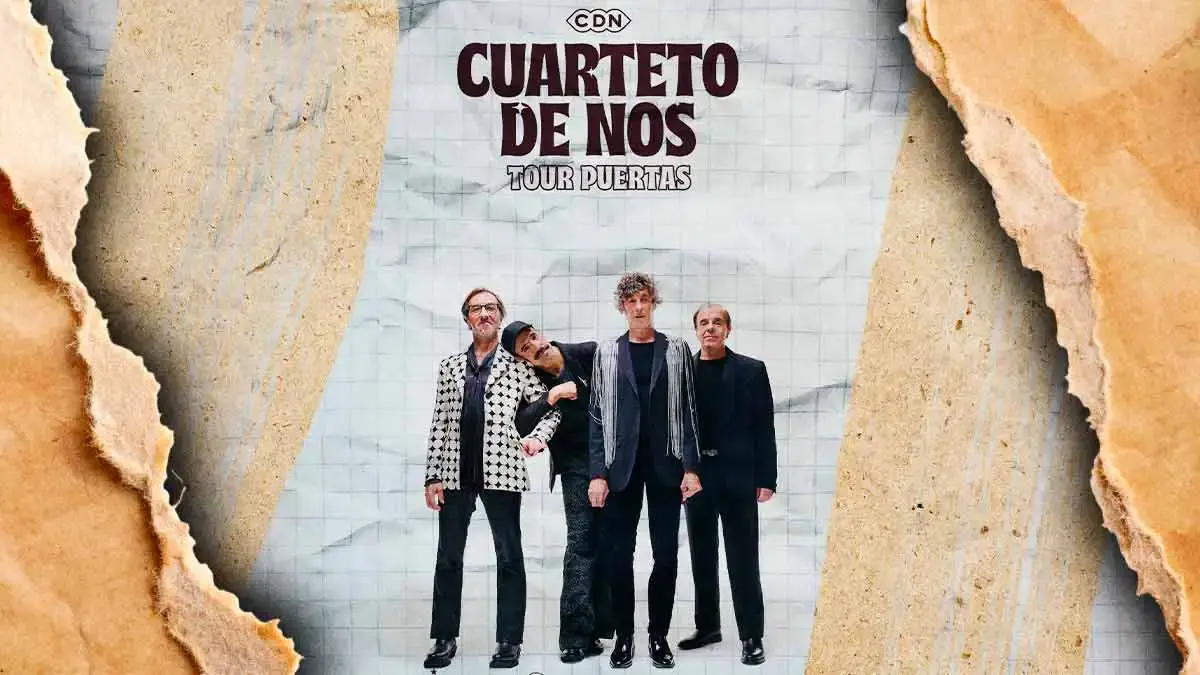 Cuarteto de Nos anuncia concierto en Puebla este 2026; fecha, sede y precios de boletos  