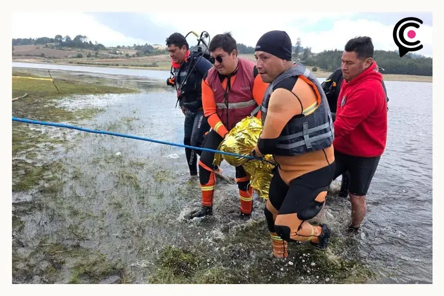 Adolescente y hombre murieron ahogados al caer a una presa en Chignahuapan, Puebla
