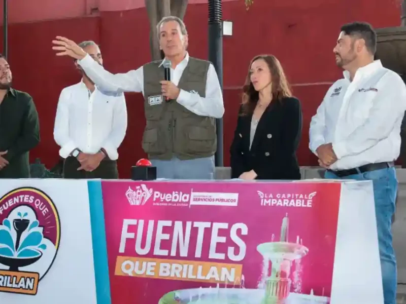 Avanza Gobierno de la Ciudad con la estrategia “Fuentes que Brillan”