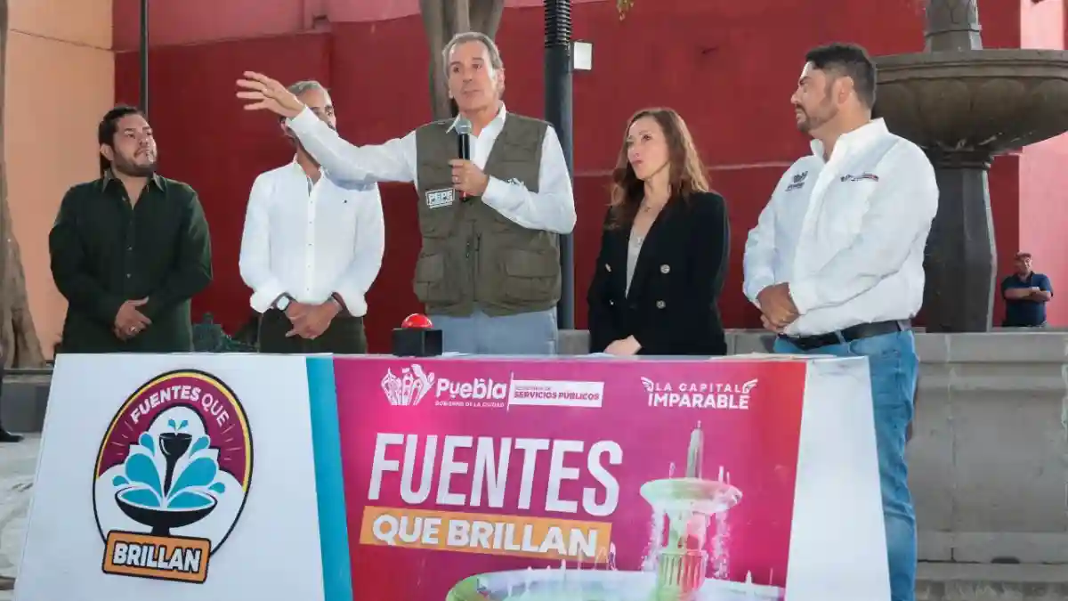 Avanza Gobierno de la Ciudad con la estrategia “Fuentes que Brillan”