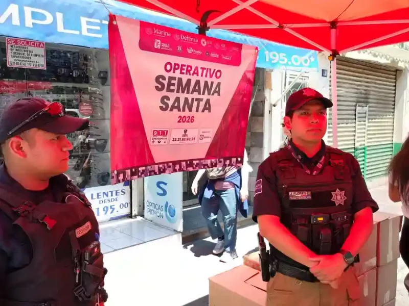 Alta afluencia en la ciudad de Puebla por actividades de Viernes Santo, reporta gobierno de Pepe Chedraui