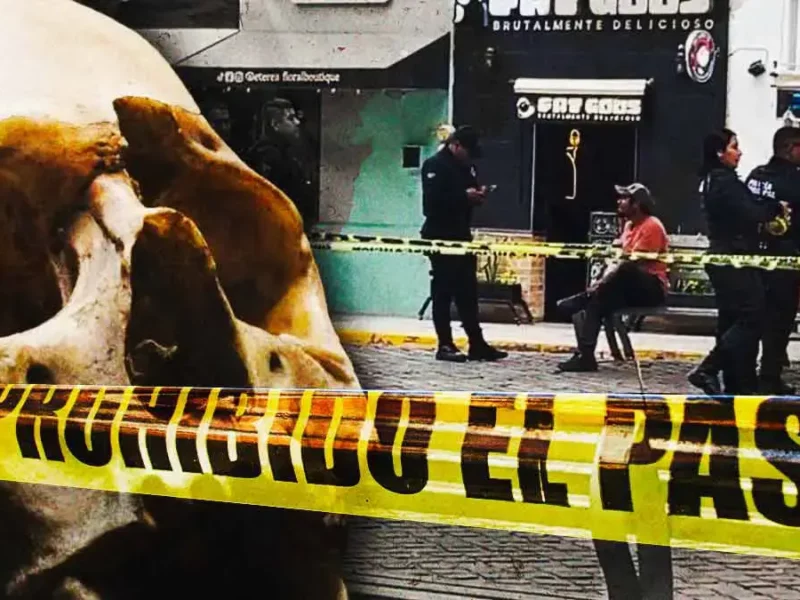 Detienen a dos indigentes en Tehuacán, Puebla, por llevar un cráneo humano