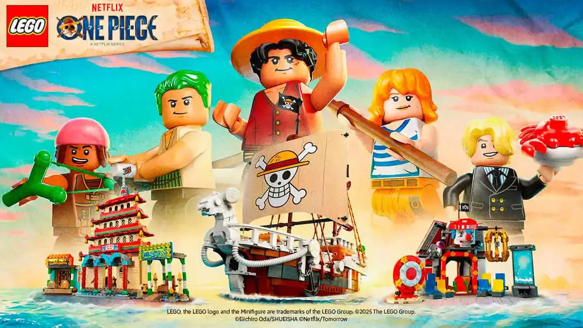 Netflix anuncia especial de LEGO One Piece; el regreso del Sombrero de Paja en bloques