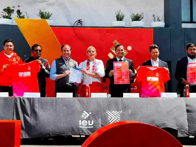 Universidad IEU presenta playera oficial de la Running Explosion 2026