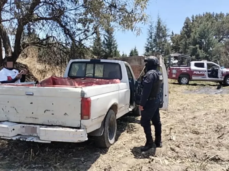 Policía de Texmelucan logró recuperar un vehículo reportado como robado