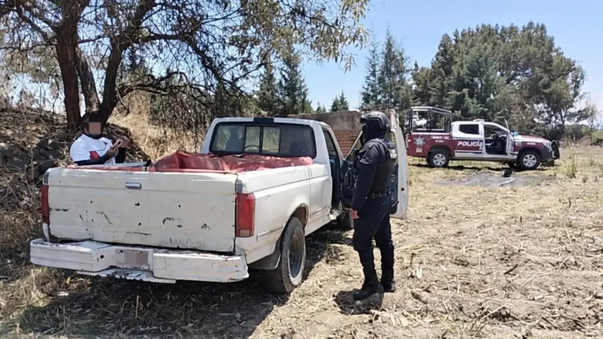 Policía de Texmelucan logró recuperar un vehículo reportado como robado