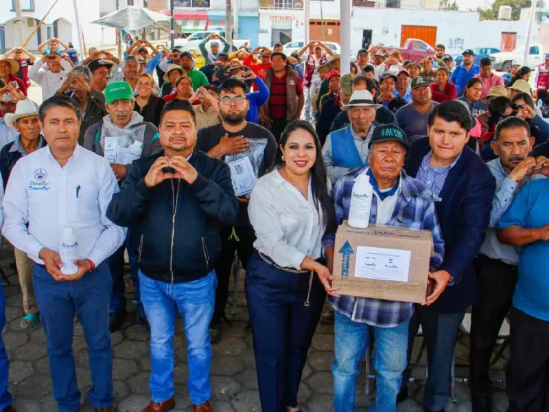 Impulsa Tonantzin Fernández el programa “Sembrando el Futuro” en beneficio del campo