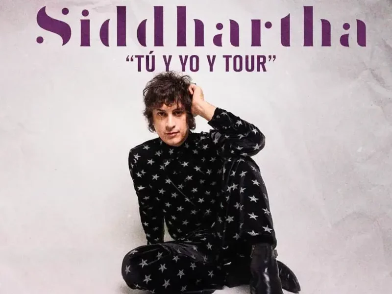 Siddhartha anuncia concierto en Puebla con su gira “Tú y Yo Tour” 2026