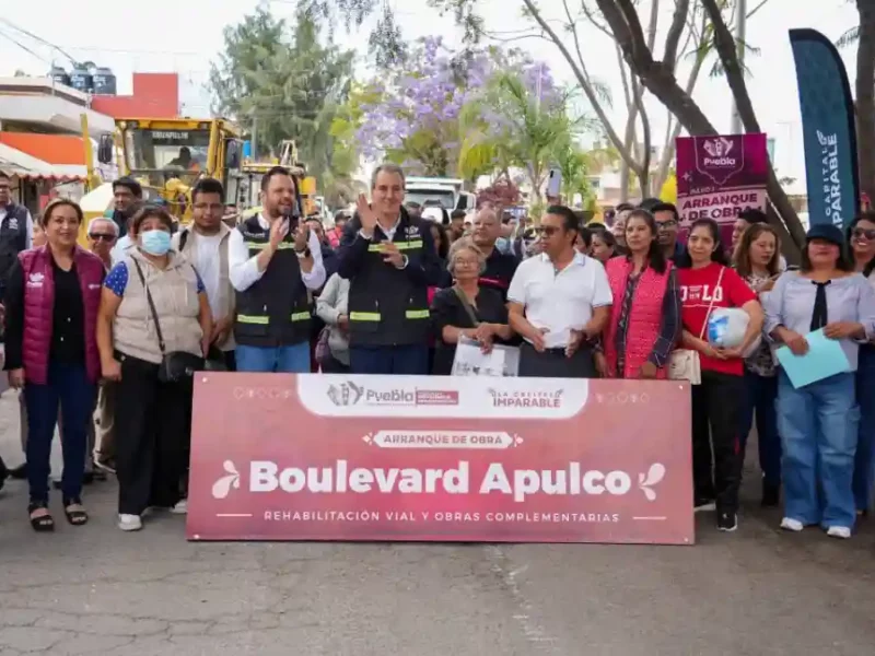 Arranca Pepe Chedraui trabajos de rehabilitación vial en Bulevar Apulco