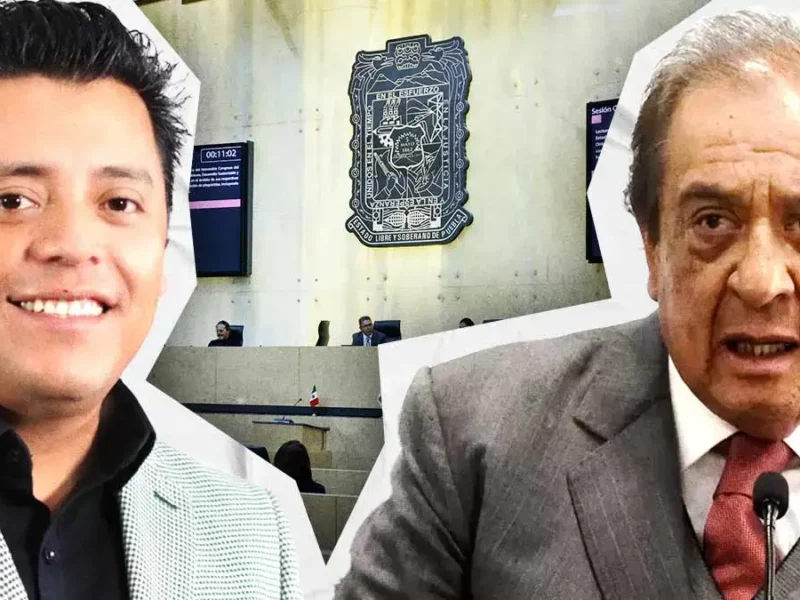 Denuncian al director jurídico y al secretario general del Congreso de Puebla