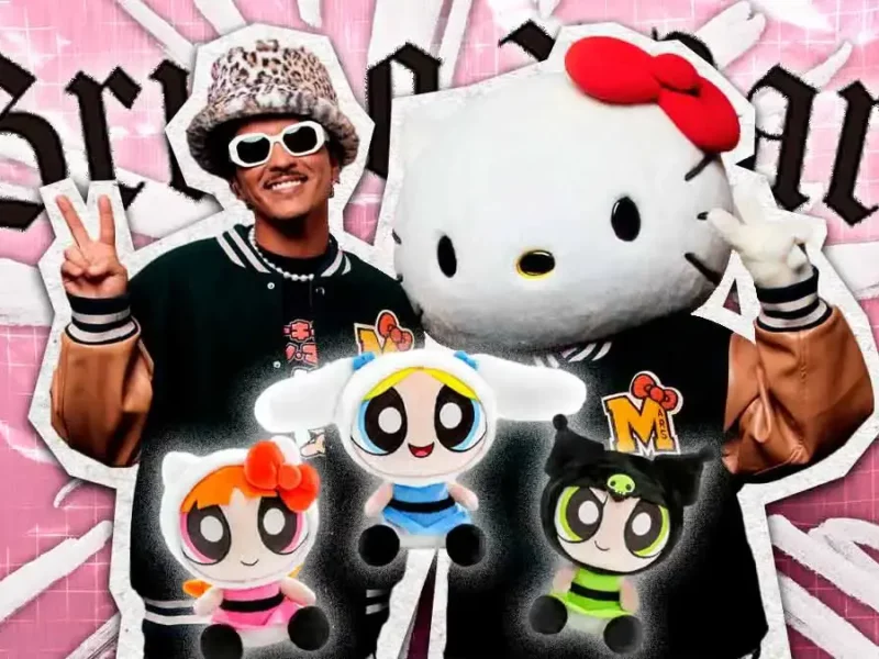 Hello Kitty lanza colección con Bruno Mars y colaboración con Las Chicas Superpoderosas llega a Amazon