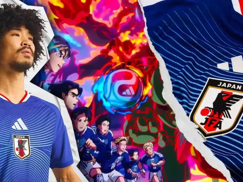 Japón revela su uniforme para el Mundial 2026 con una fusión de anime y fútbol 