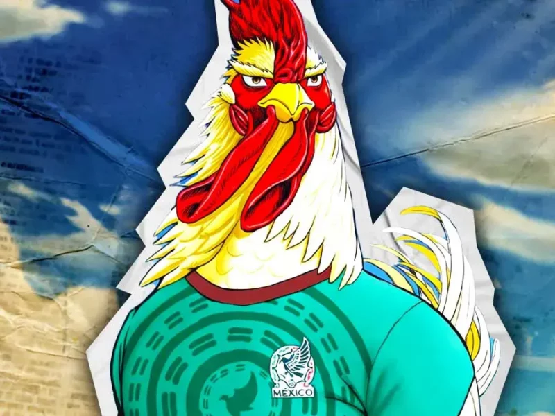 Rooster Fighter lanza portada especial con Keiji vestido de la Selección Mexicana